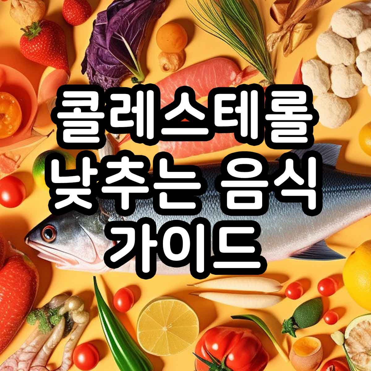 콜레스테롤 낮추는 음식 가이드