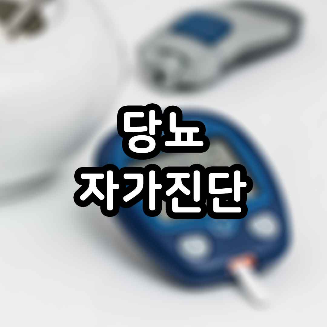 당뇨 자가진단 체크리스트를 통한 셀프진단
