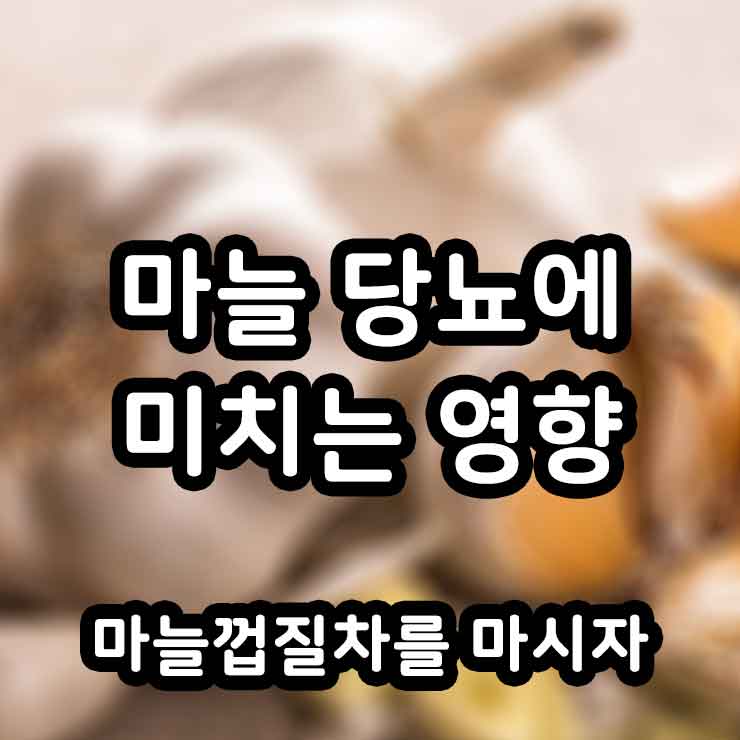 마늘 당뇨에 미치는 영향 마늘 껍질차를 마시자 썸네일